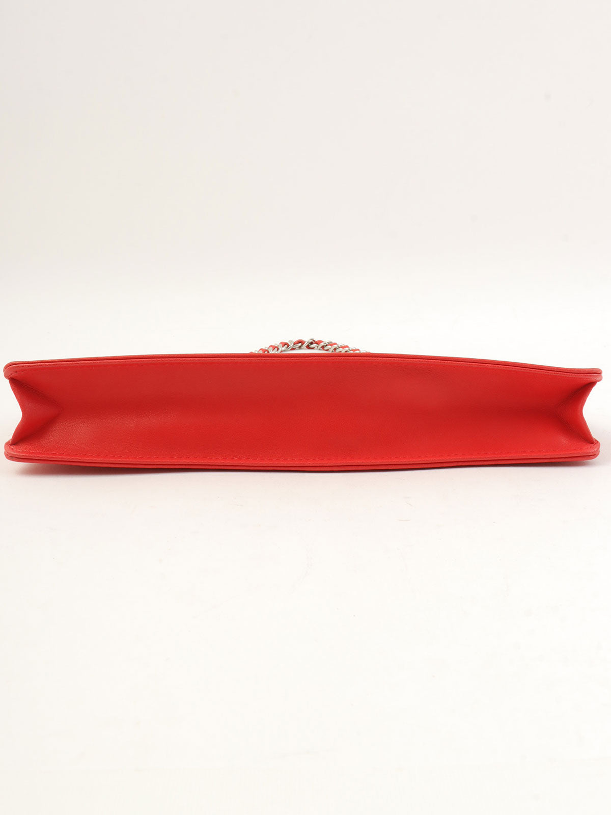 Chanel Chocolate Bar Icon Pattern Chain Shoulder Bag Red, circa 2004