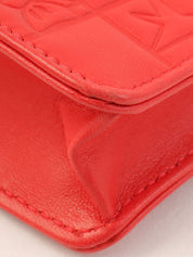 Chanel Chocolate Bar Icon Pattern Chain Shoulder Bag Red, circa 2004