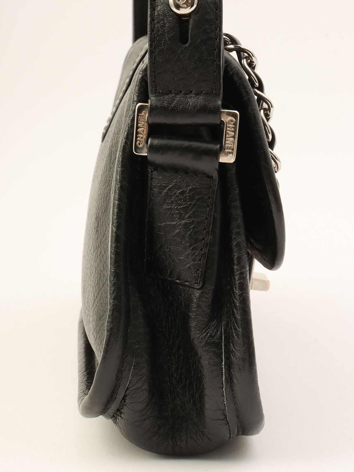 2.55 One Shoulder Bag, Black, manufactured around 2003