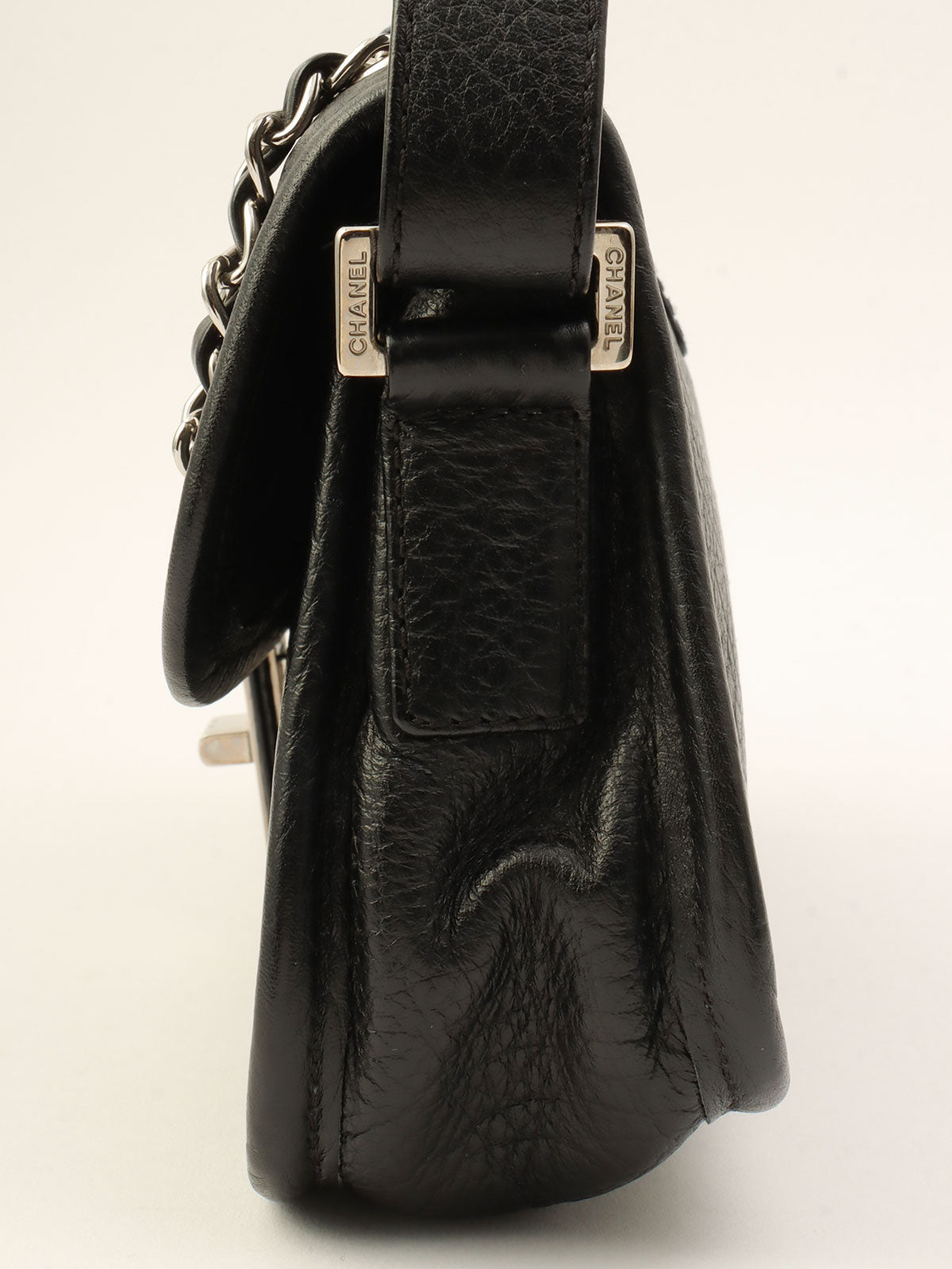 2.55 One Shoulder Bag, Black, manufactured around 2003
