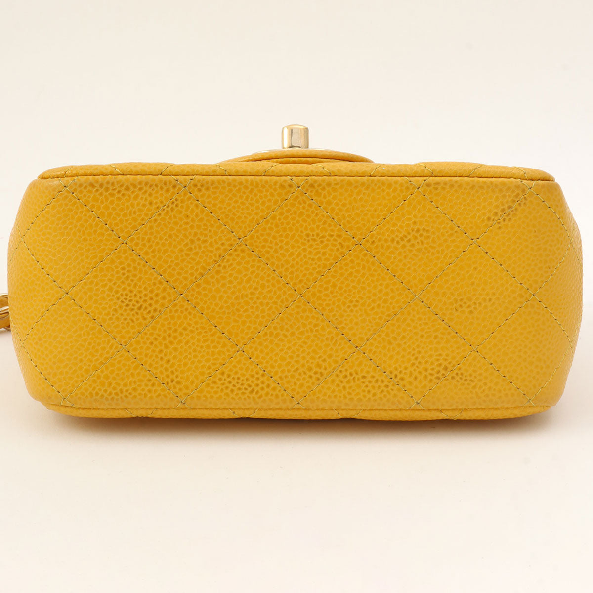 Classic Flap Chain Bag Mini, Yellow, manufactured around 2018