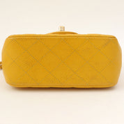 Classic Flap Chain Bag Mini, Yellow, manufactured around 2018