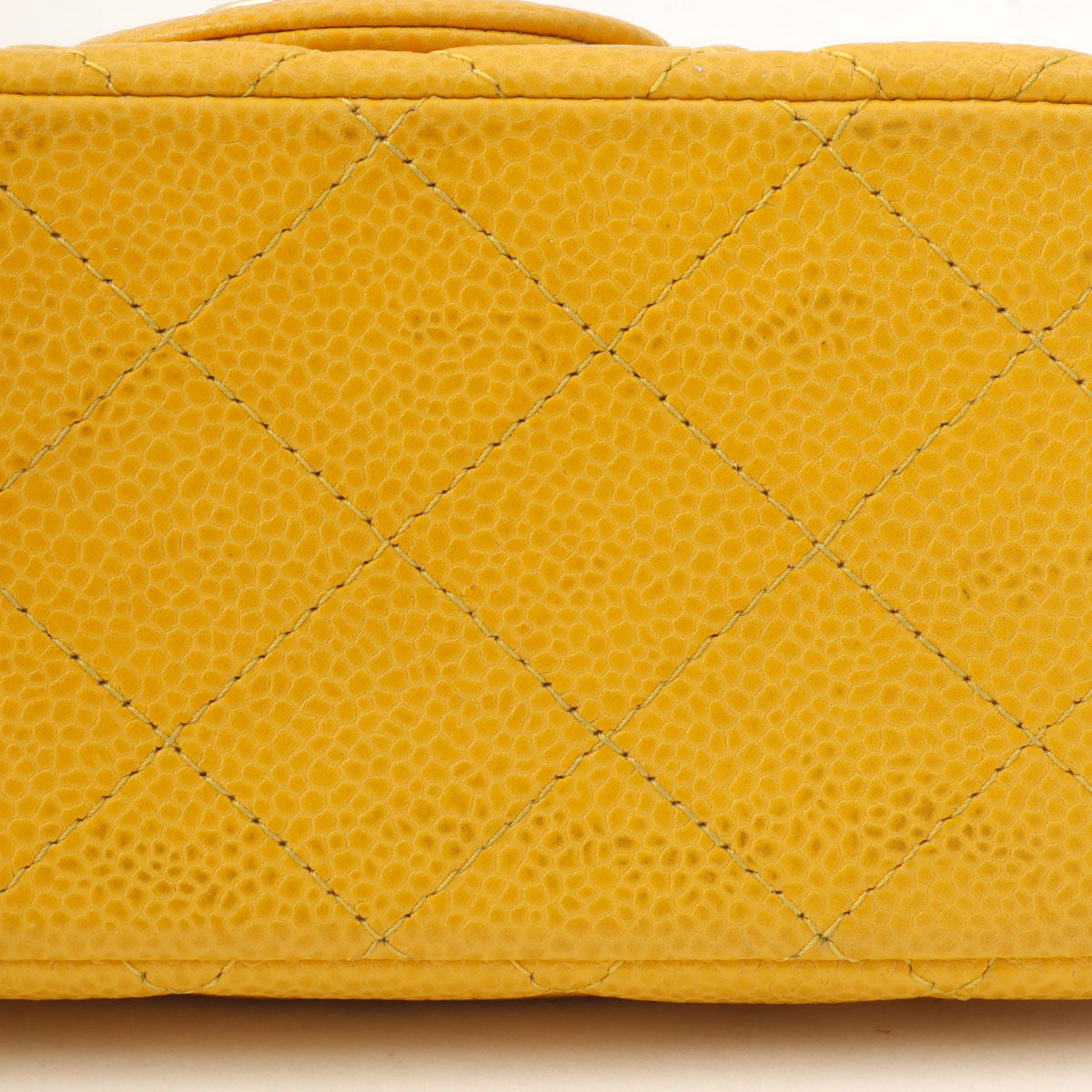 Classic Flap Chain Bag Mini, Yellow, manufactured around 2018