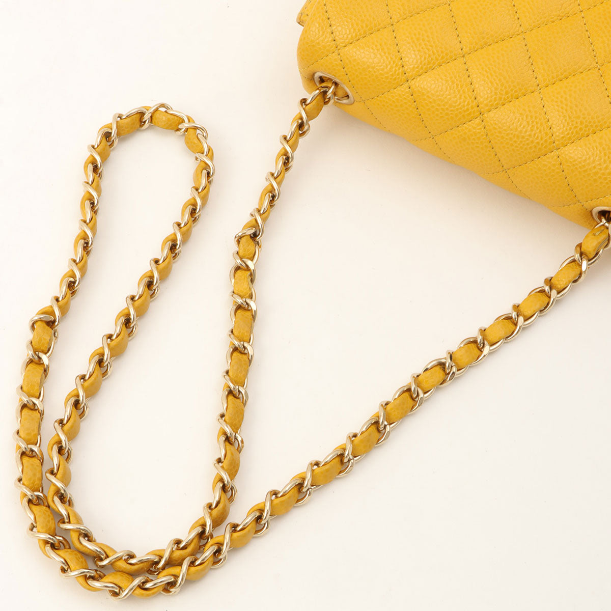 Classic Flap Chain Bag Mini, Yellow, manufactured around 2018