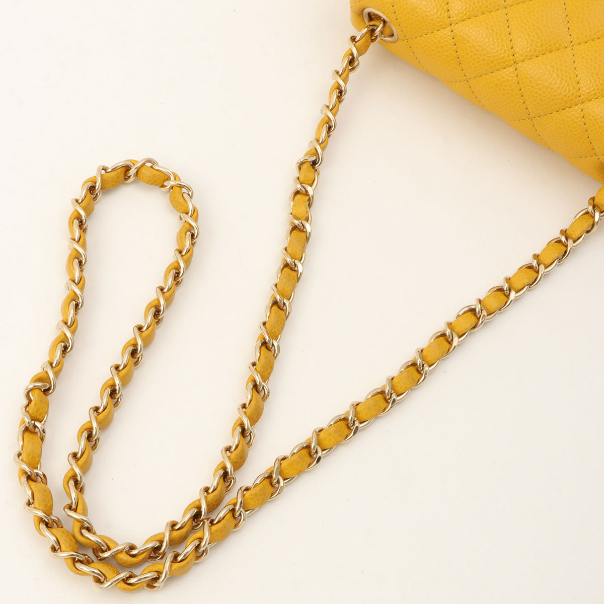 Classic Flap Chain Bag Mini, Yellow, manufactured around 2018