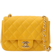 Classic Flap Chain Bag Mini, Yellow, manufactured around 2018