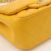 Classic Flap Chain Bag Mini, Yellow, manufactured around 2018