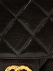 Around 1995 Made CC Turn-lock Chain Bag Black
