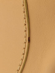 Around 2004 Made CC Mark Stitched Top Handle Bag Beige