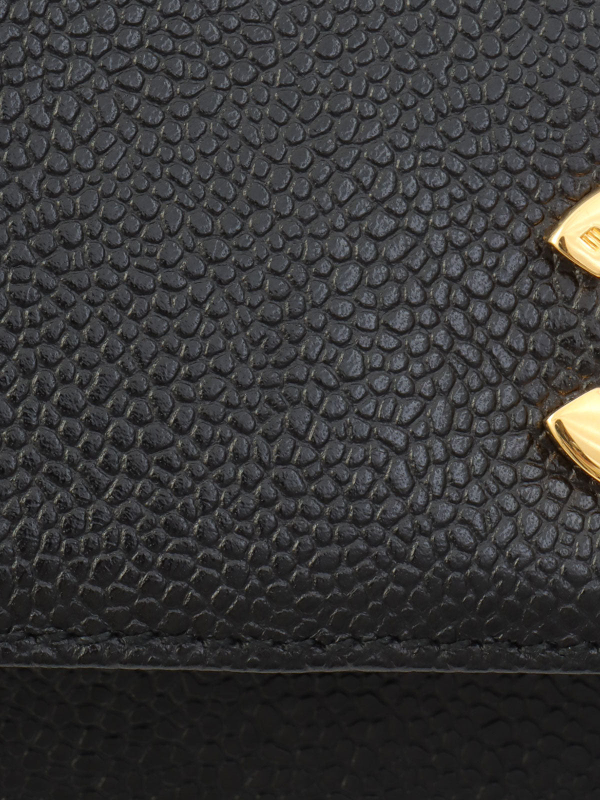 circa 1997 Caviar Skin CC Turn-Lock Shoulder Bag, Black