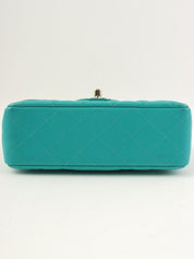 2016年頃製 キャビアスキンCCターンロックチェーンバッグ ターコイズグリーン