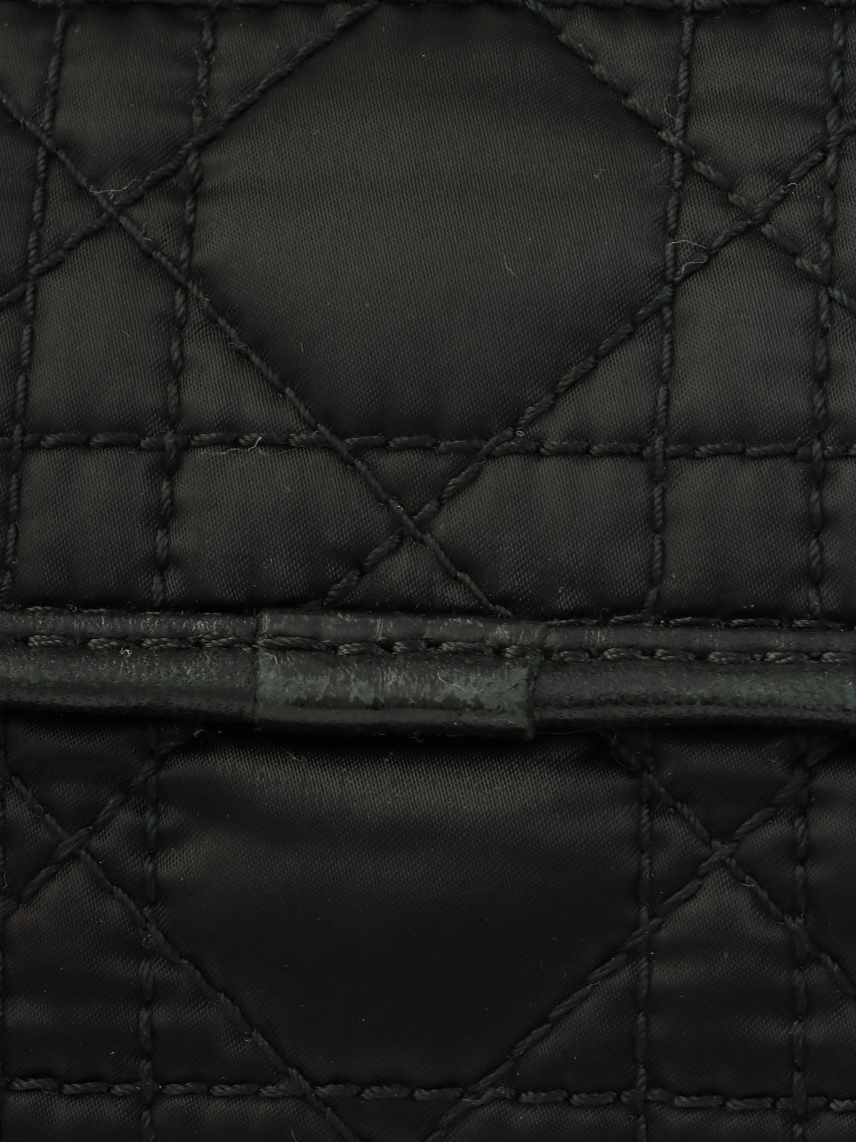 Cannage Stitch Tote Bag in Black