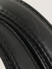 Cannage Stitch Tote Bag in Black