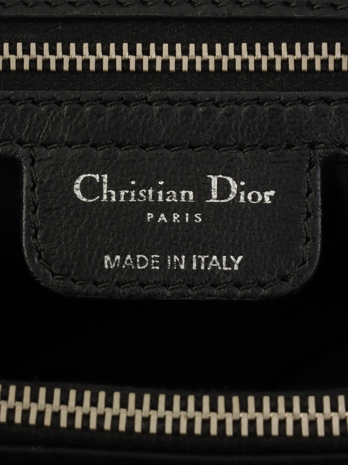 Cannage Stitch Tote Bag in Black