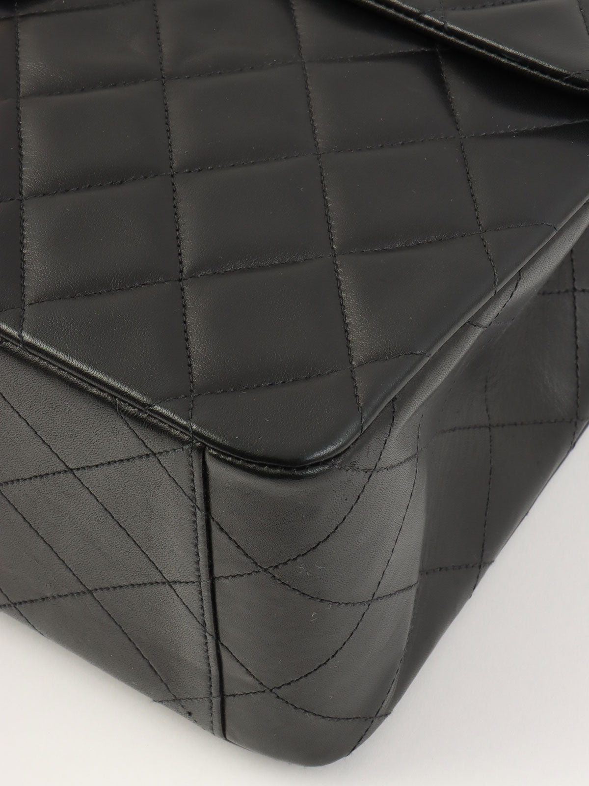 1995 Classic Flap Chain Bag Maxi Black