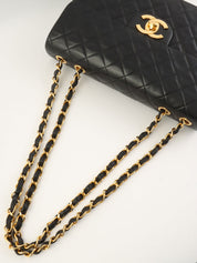 1995 Classic Flap Chain Bag Maxi Black