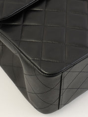 1995 Classic Flap Chain Bag Maxi Black