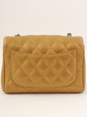 2009 CC mark plate chain shoulder bag in gold