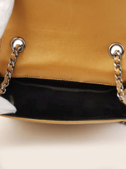 2009 CC mark plate chain shoulder bag in gold