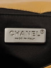 2009 CC mark plate chain shoulder bag in gold