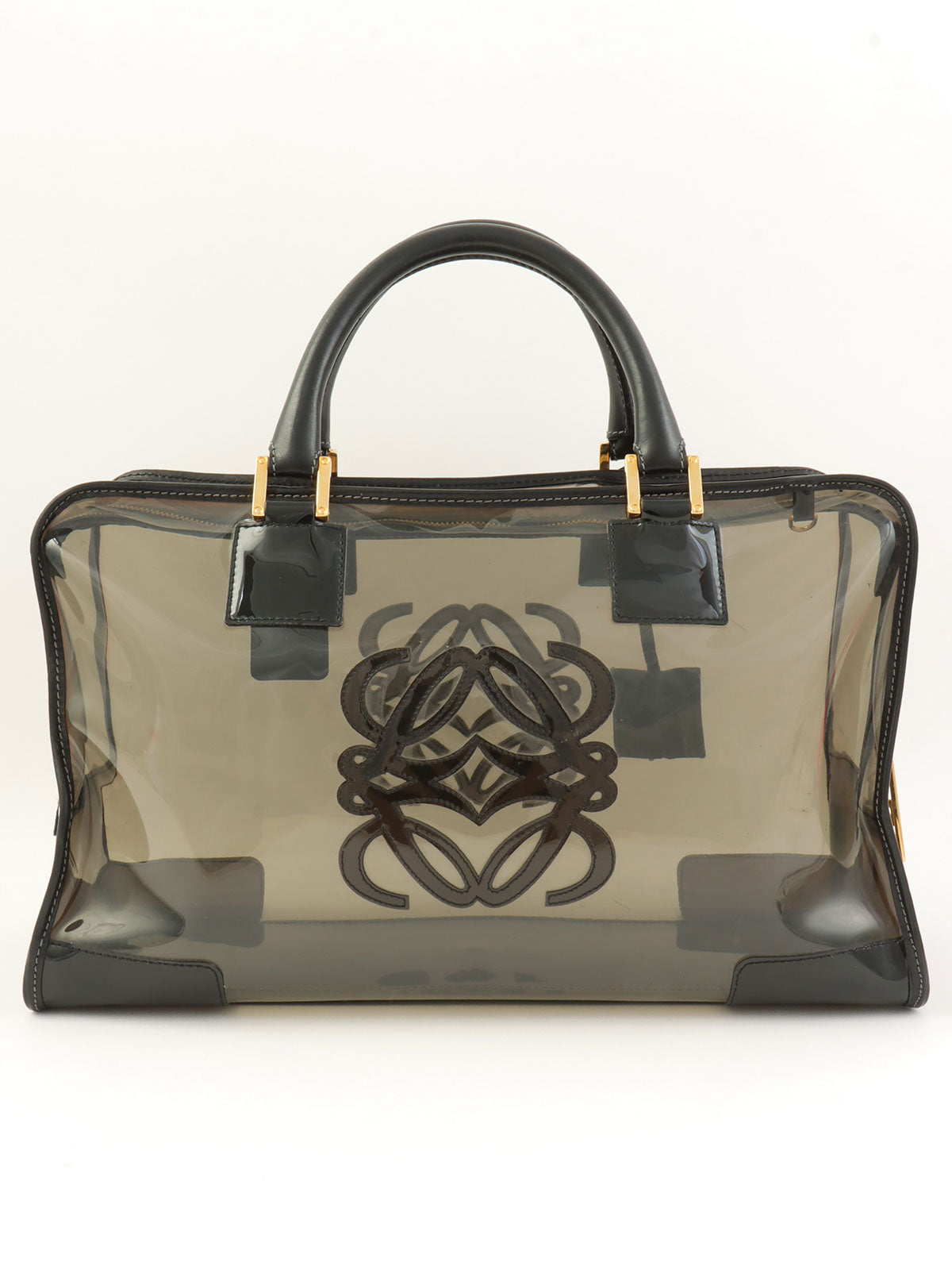 アナグラムアマソナクリアボストンバッグ ブラック