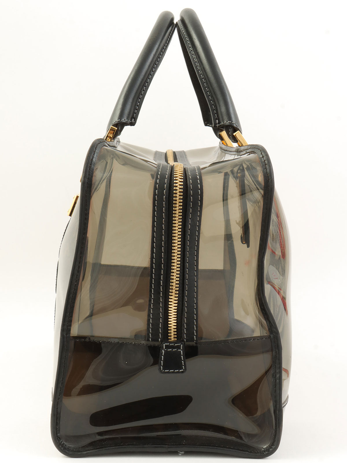 Anagram Amazona Clear Boston Bag Black