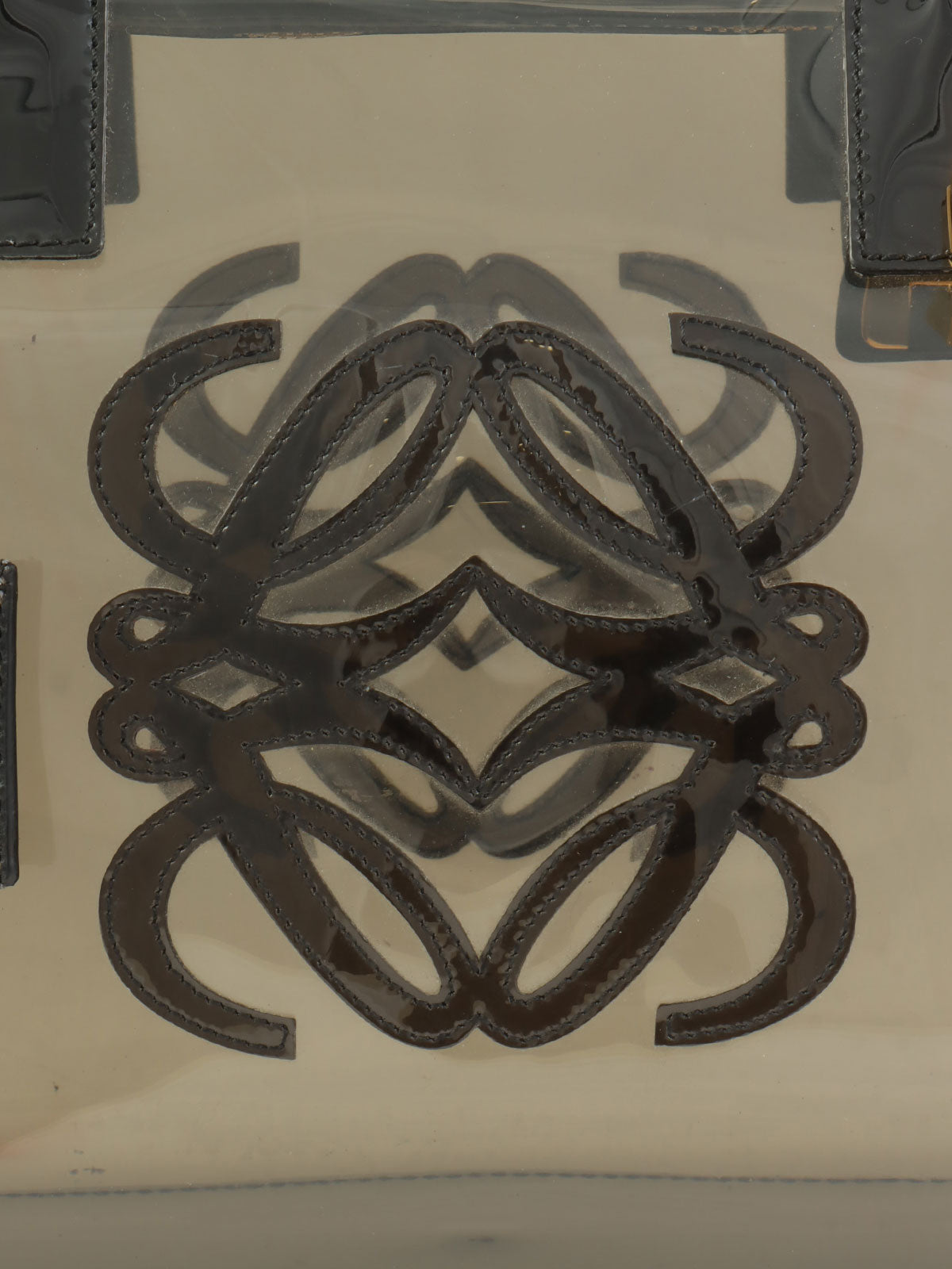 アナグラムアマソナクリアボストンバッグ ブラック