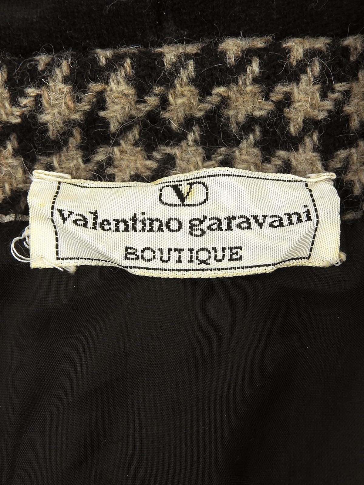 チェックパターンロングコート ブラウン/ブラック #10