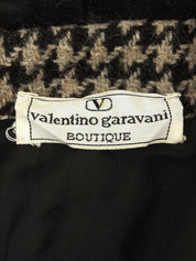 チェックパターンロングコート ブラウン/ブラック #10