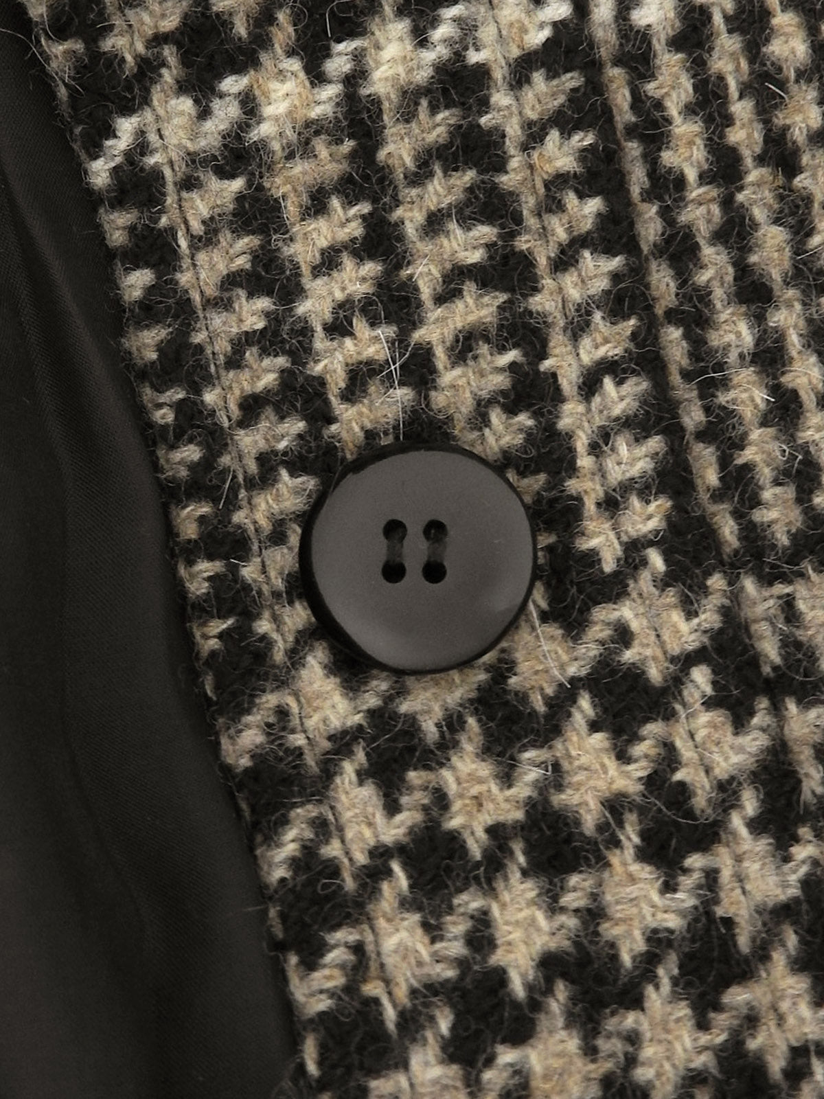 チェックパターンロングコート ブラウン/ブラック #10