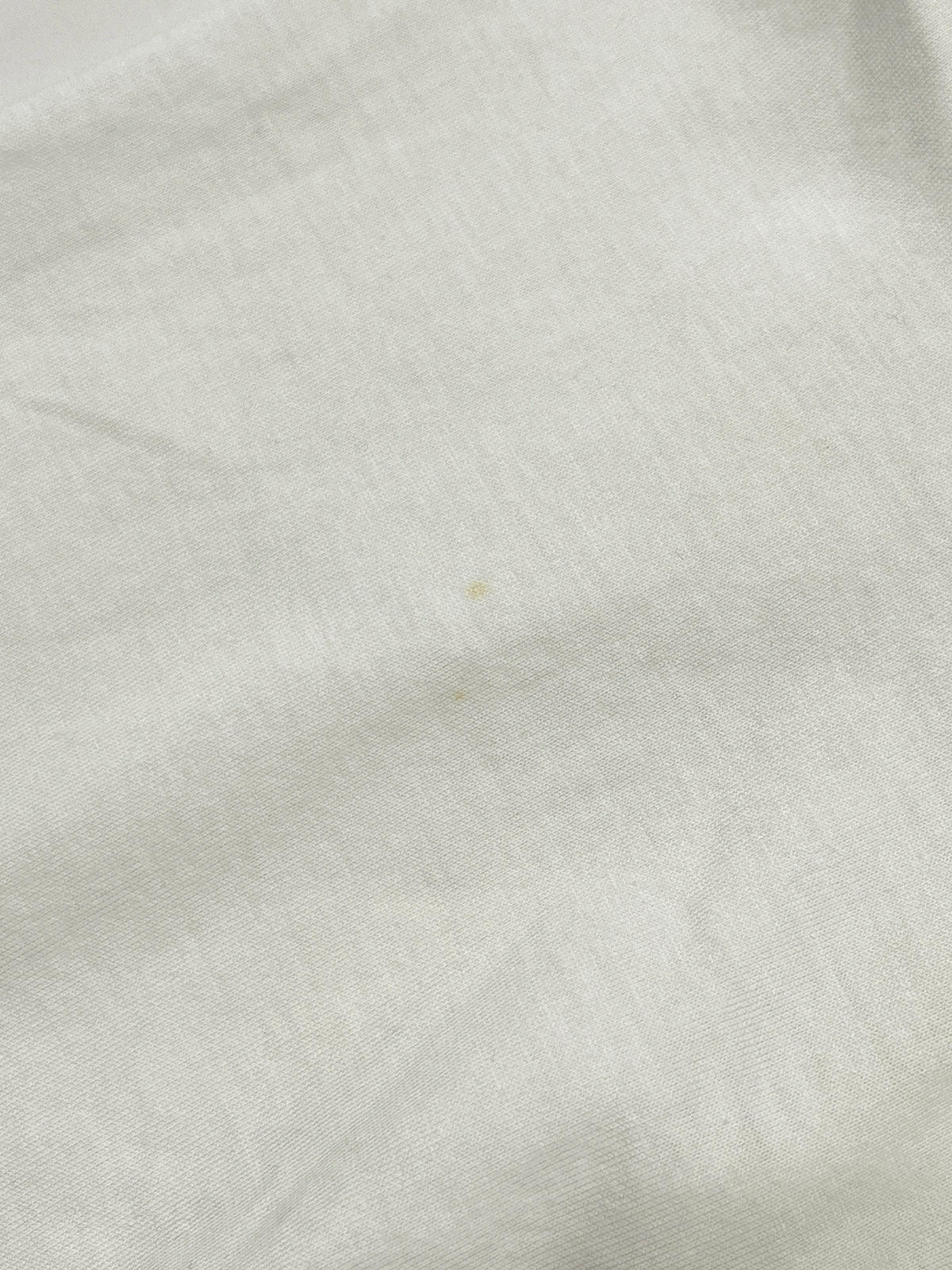 ロゴ刺繍長袖ポロシャツ ホワイト/チャコールグレー