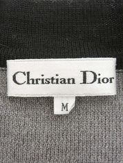 Logo Button Cardigan #M Gray