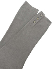 Logo Button Cardigan #M Gray