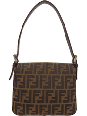 FFズッカパターンハンドバッグ ブラウン