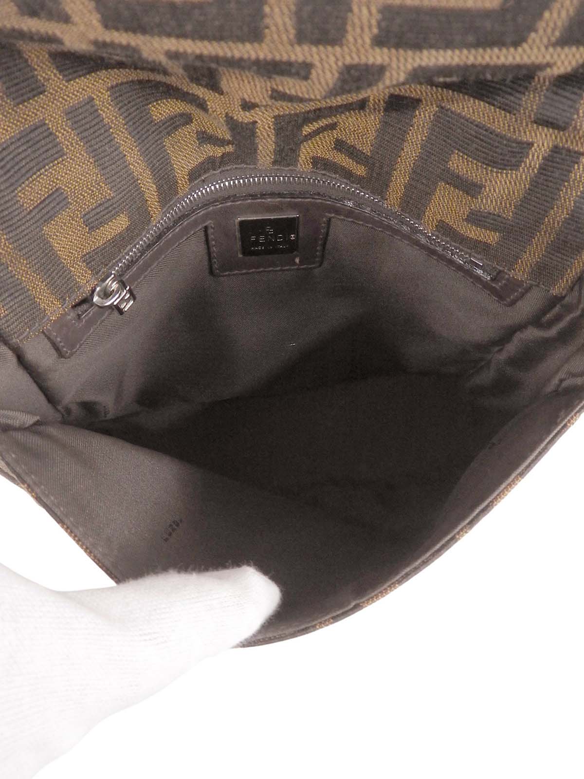 FFズッカパターンハンドバッグ ブラウン