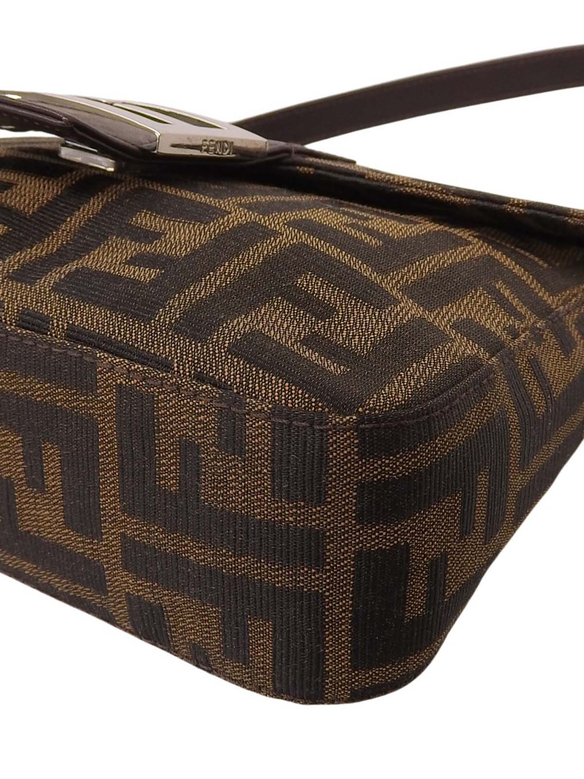 FFズッカパターンハンドバッグ ブラウン