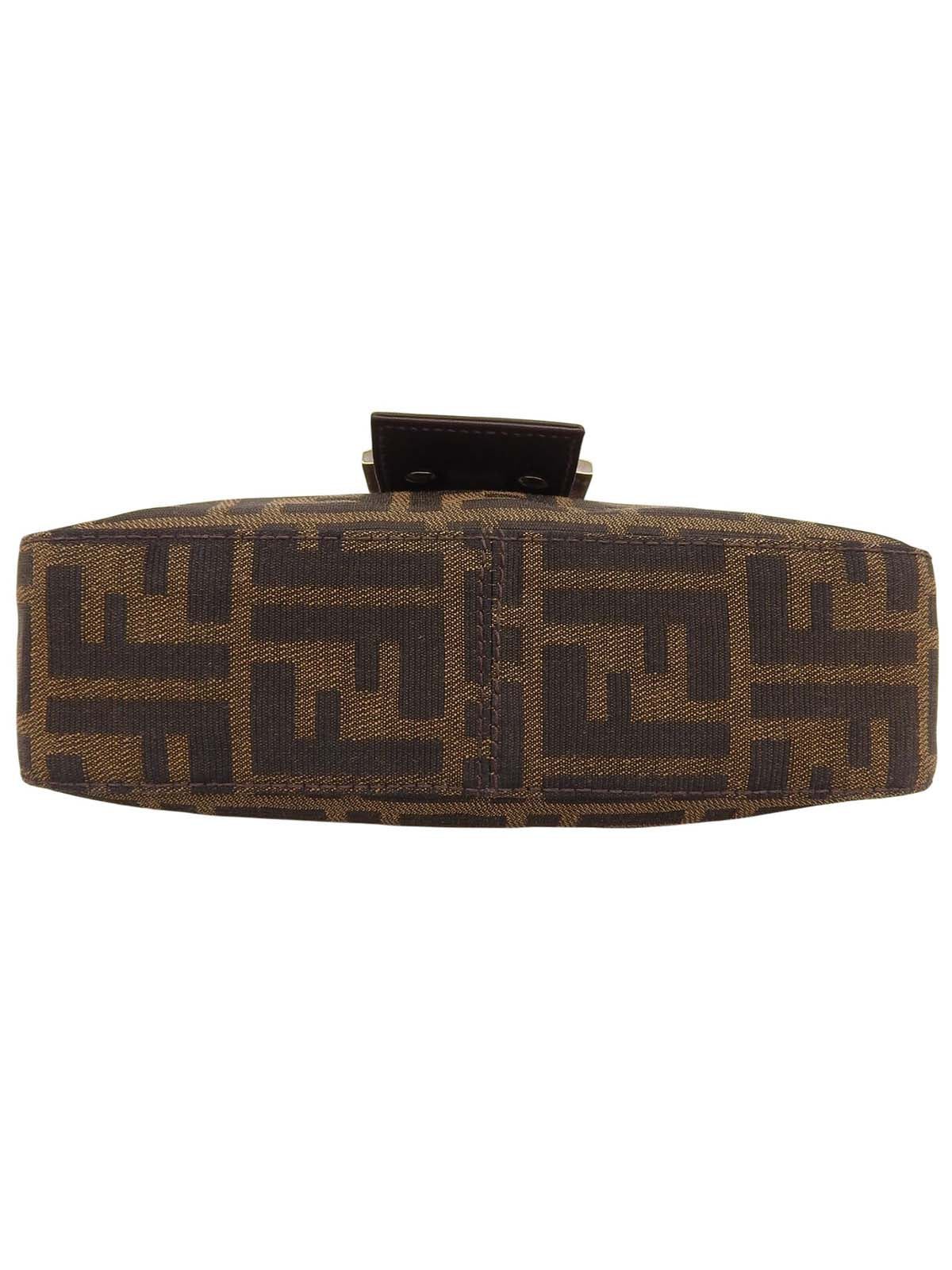 FFズッカパターンハンドバッグ ブラウン