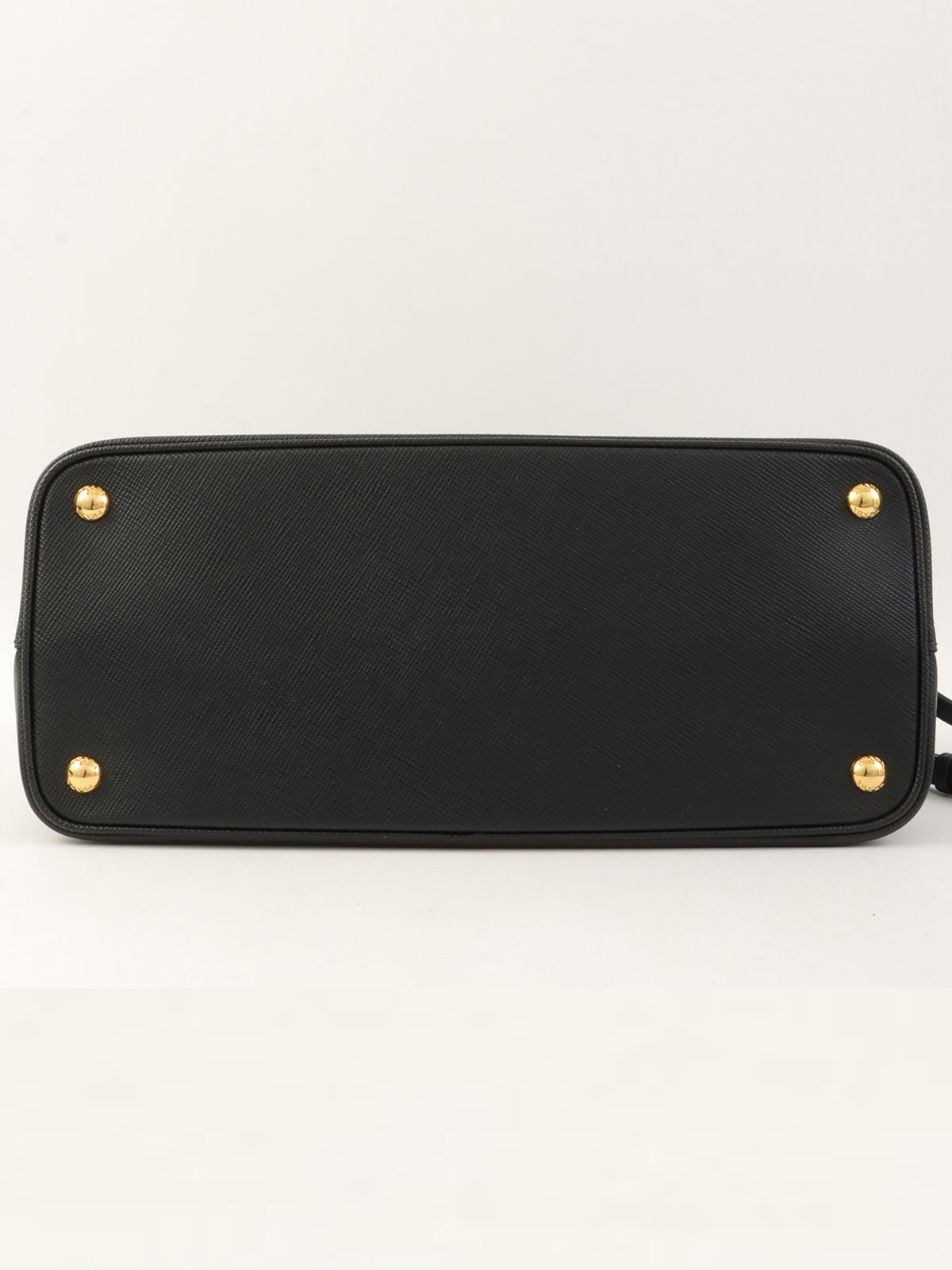 サフィアーノロゴプレート2wayバッグ ブラック