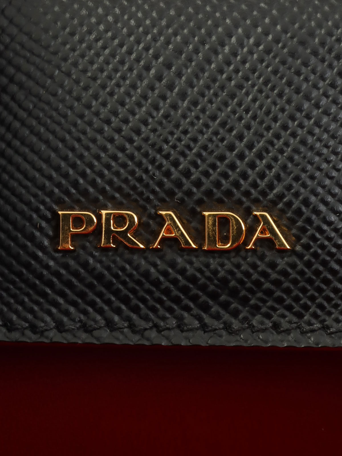 サフィアーノロゴプレート2wayバッグ ブラック