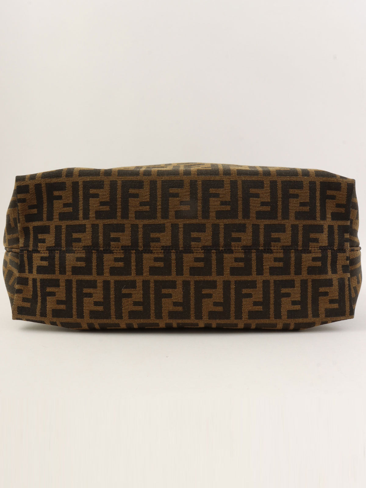 FF Zucca Pattern One-Shoulder Bag Brown