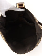 FF Zucca Pattern One-Shoulder Bag Brown