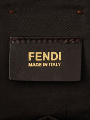 FF Zucca Pattern One-Shoulder Bag Brown