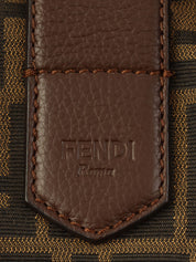 FF Zucca Pattern One-Shoulder Bag Brown