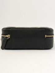 2017 Caviar Skin CC Mark Chain Shoulder Bag Black