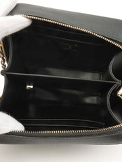 2017 Caviar Skin CC Mark Chain Shoulder Bag Black