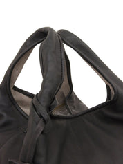 Nappa Leather Handbag, Black