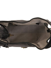 Nappa Leather Handbag, Black