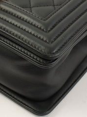 2019年頃製 ボーイシャネルチェーンショルダーバッグ ブラック