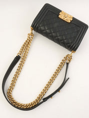 2019年頃製 ボーイシャネルチェーンショルダーバッグ ブラック