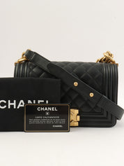 2019年頃製 ボーイシャネルチェーンショルダーバッグ ブラック